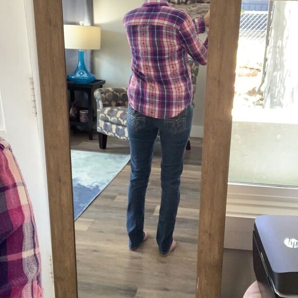 AEO Flannel Button up Shirt - Picture 3 of 8